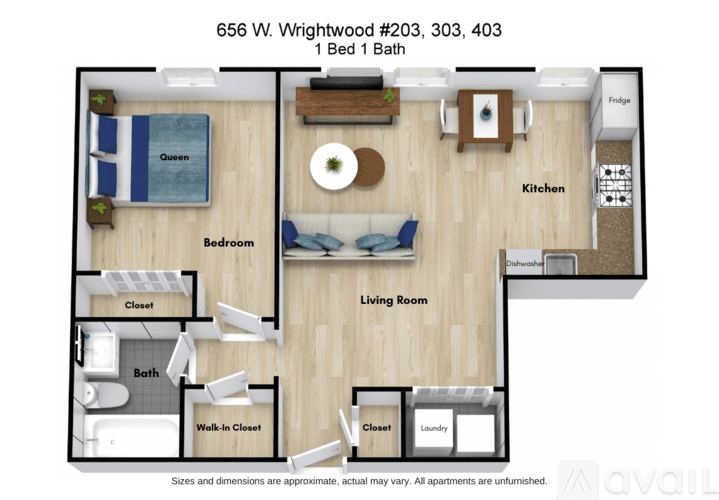 Chicago Apartment: 656 W Wrightwood Ave