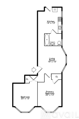 Melrose Apartment: 23 25 W Wyoming Ave