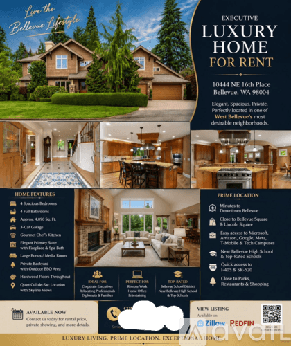 Bellevue House: 10444 Northeast 16th Place
