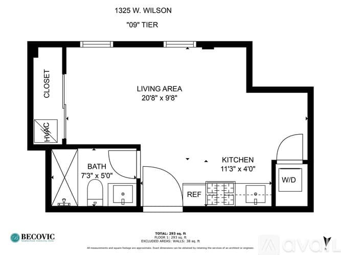Chicago Apartment: 1325 W Wilson Ave