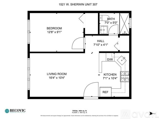 Chicago Apartment: 1521 W Sherwin Ave