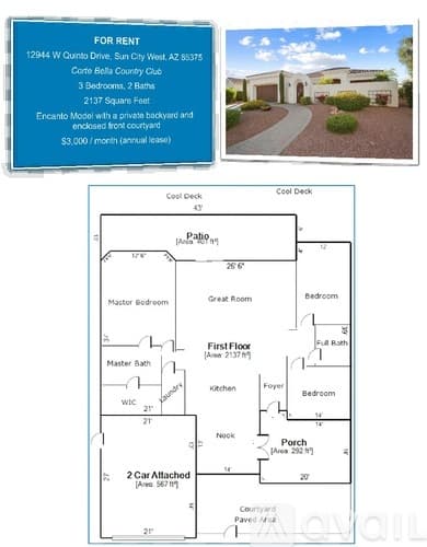 Sun City West House: 12944 West Quinto Drive