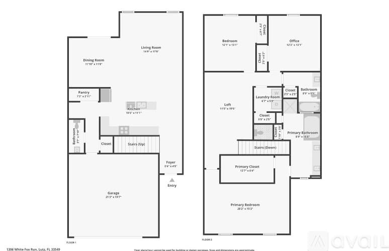 Lutz Townhome: 1306 White Fox Run