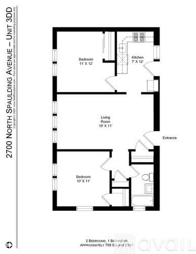 Chicago Apartment: 2700 N Spaulding Ave