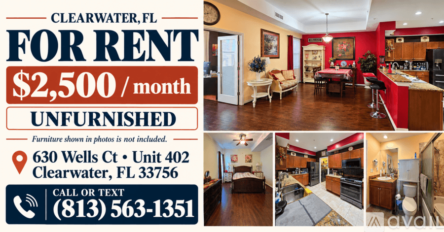 Clearwater Condo: 630 Wells CT