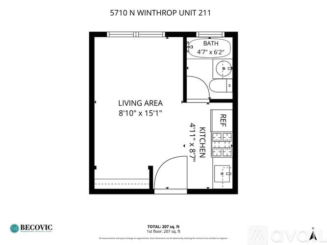 Chicago Apartment: 5710 N Winthrop Ave