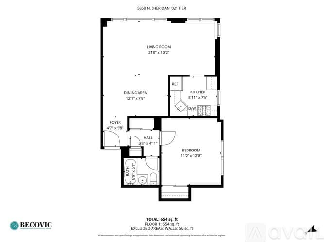 Chicago Apartment: 5858 N Sheridan Rd