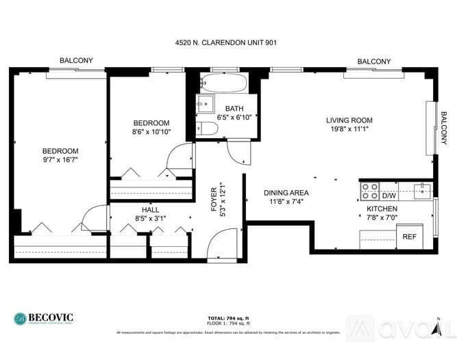 Chicago Apartment: 4520 N Clarendon Ave