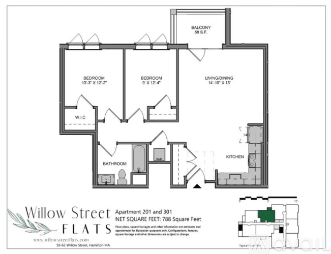 Hamilton Apartment: 59 Willow St
