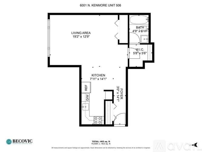 Chicago Apartment: 6001 N Kenmore Ave