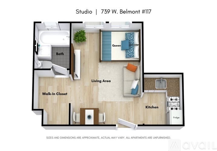 Chicago Apartment: 739 W Belmont Ave