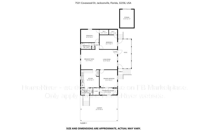 Jacksonville House: 7531 Covewood Dr