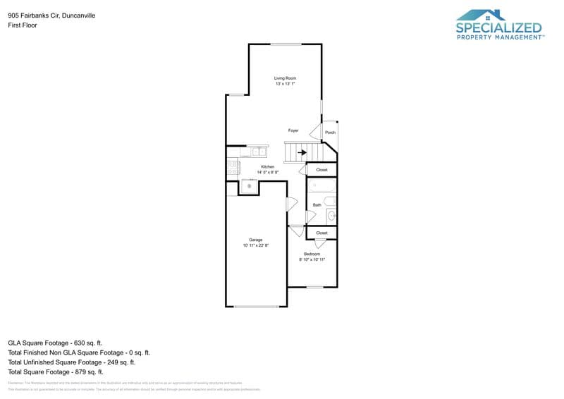 Duncanville House: 905 Fairbanks Cir