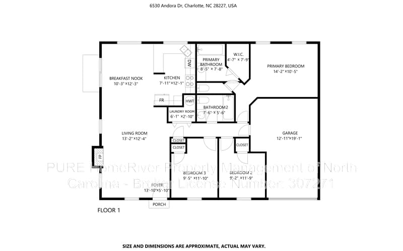Charlotte House: 6530 Andora Dr
