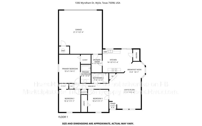 Wylie House: 1306 Wyndham Dr