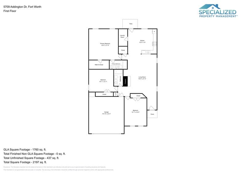 Fort Worth House: 5709 Addington Dr