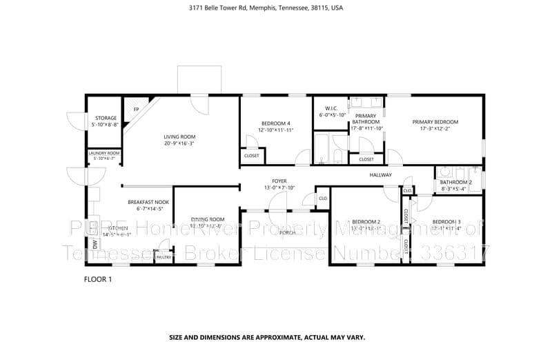 Memphis House: 3171 Belle Tower Rd