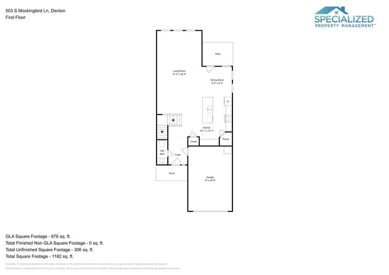 Denton Condo: 503 S Mockingbird Ln