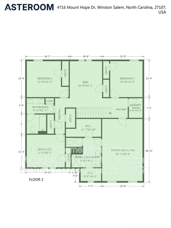 Winston Salem House: 4716 Mount Hope Dr