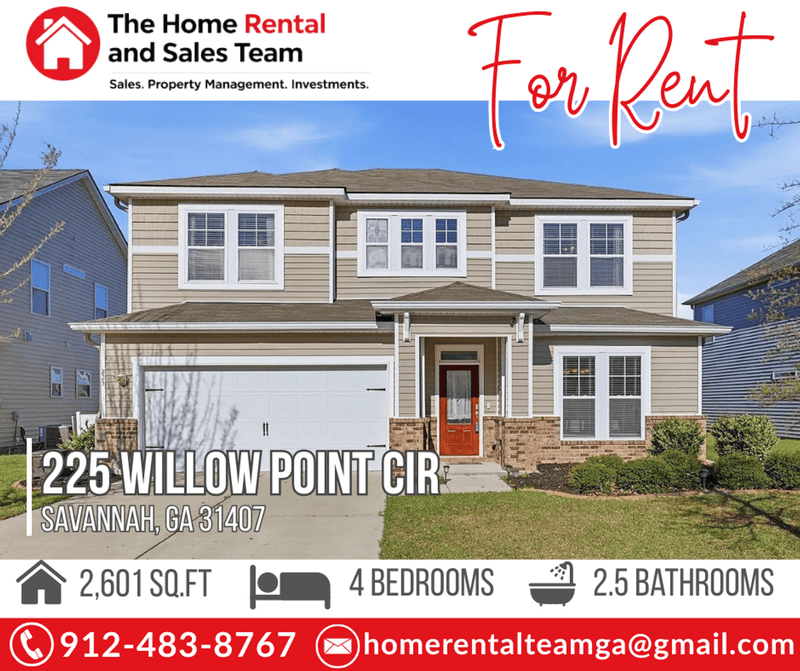 Savannah House: 225 Willow Point Cir
