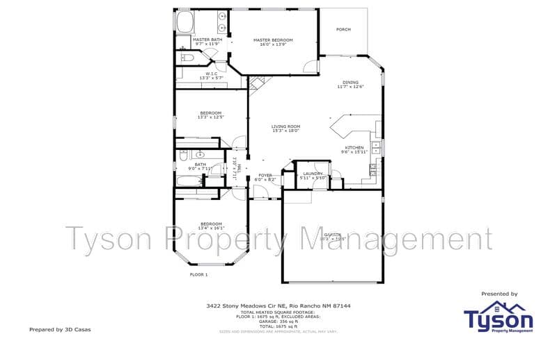 Rio Rancho House: 3422 Stony Meadows Cir NE