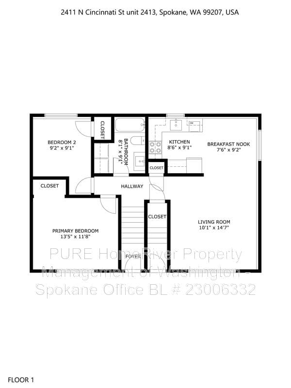 Spokane House: 2411 N Cincinnati St