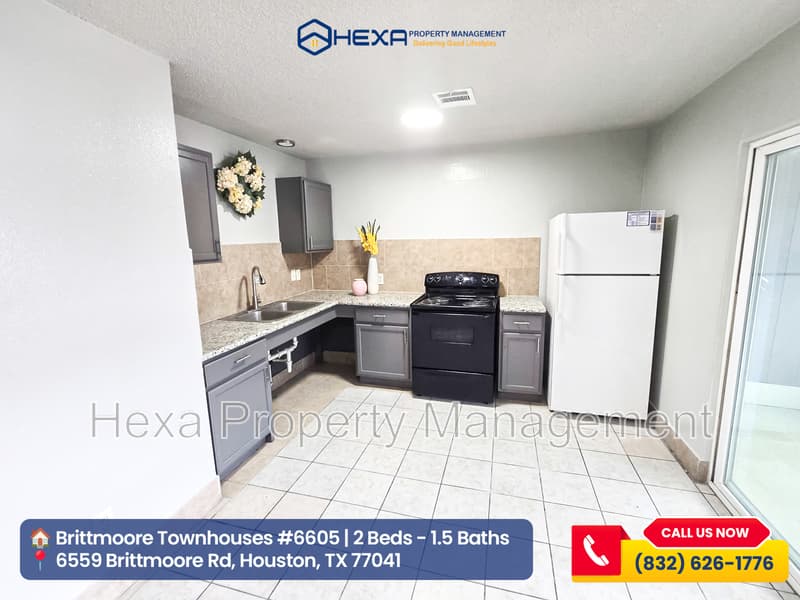 Houston Townhome: 6609 Brittmoore Rd.
