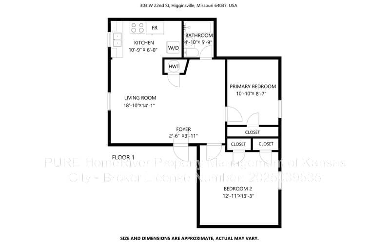 Higginsville House: 303 W 22nd St