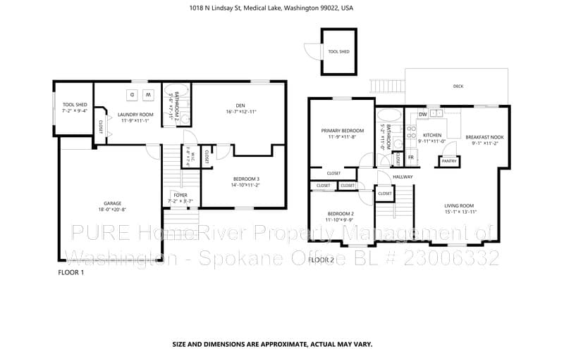 Medical Lake House: 1018 N Lindsay St