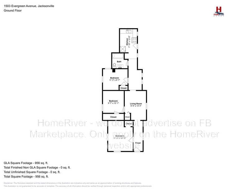 Jacksonville House: 1503 Evergreen Ave