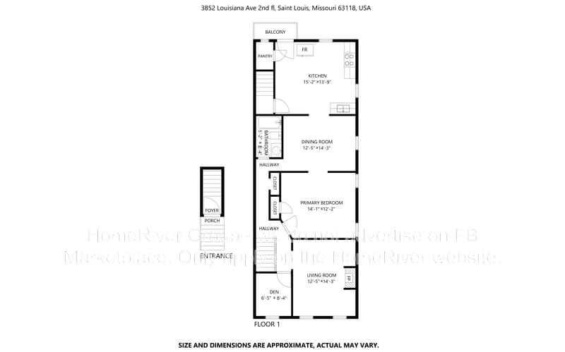 Saint Louis House: 3852 Louisiana Ave 2nd Fl