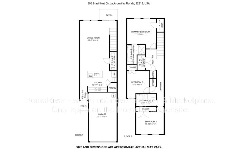 Jacksonville Townhome: 206 Brazil Nut Cir