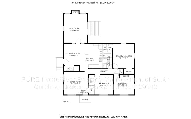 Rock Hill House: 910 Jefferson Ave