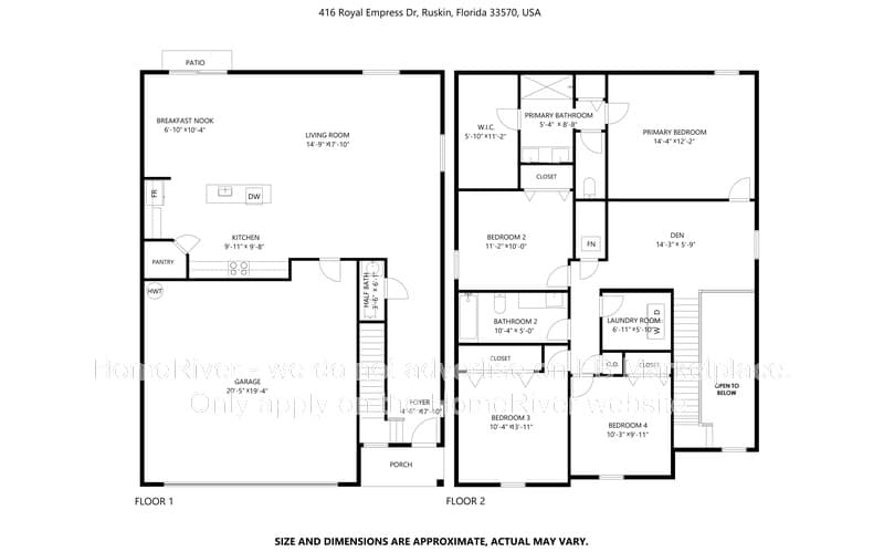 Ruskin House: 416 Royal Empress Dr