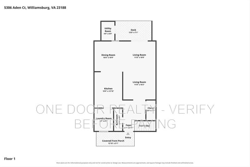 Williamsburg Townhome: 5306 Aden Court