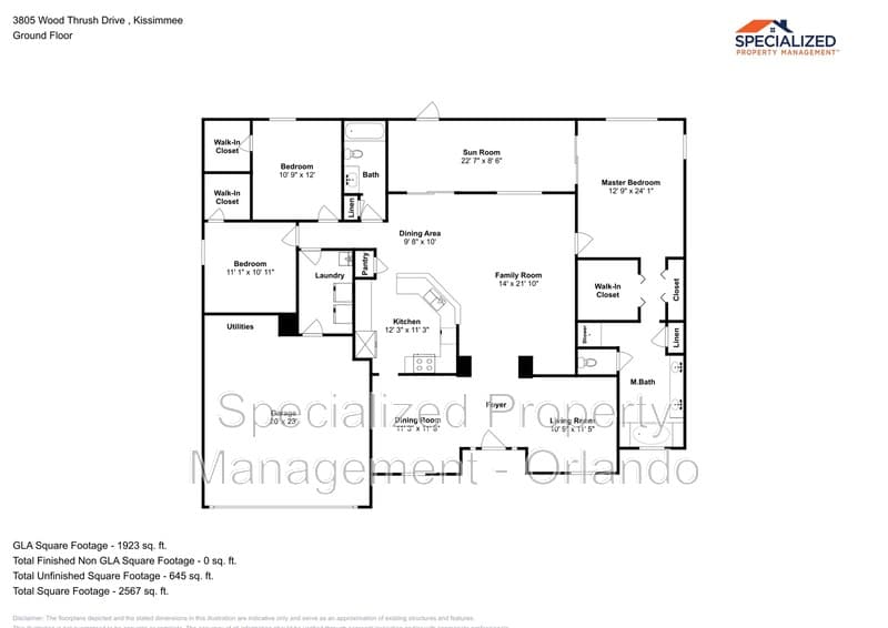 Kissimmee House: 3805 Wood Thrush Dr