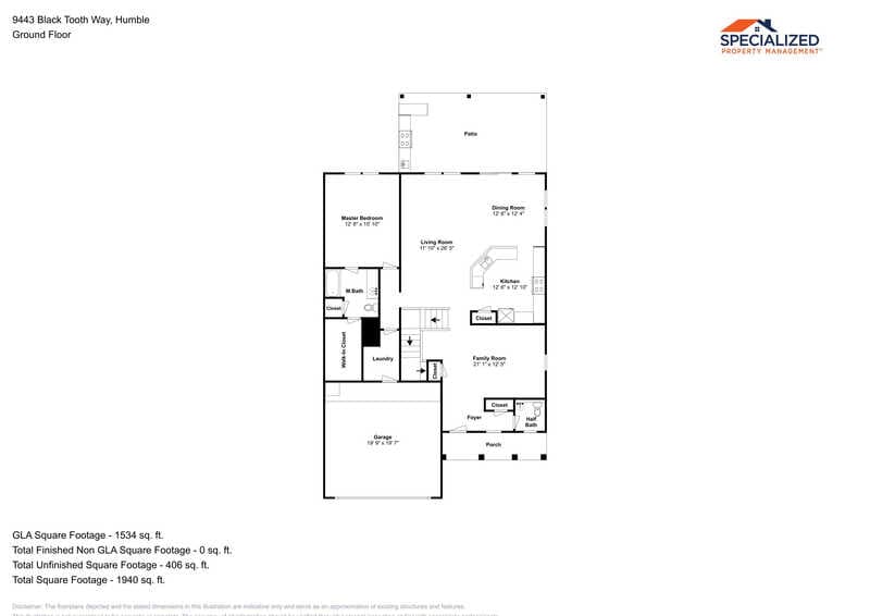 Humble House: 9443 Black Tooth Way
