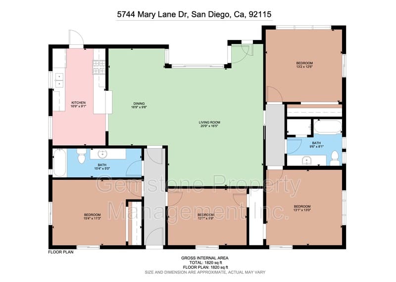 San Diego House: 5744 Mary Lane Dr