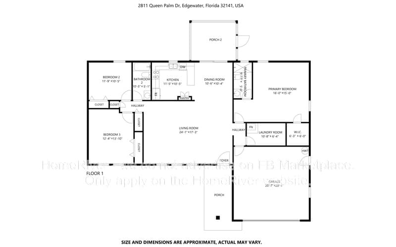 Edgewater House: 2811 Queen Palm Dr
