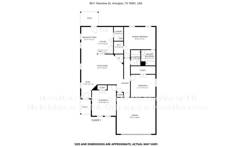 Arlington House: 8011 Mosstree Dr