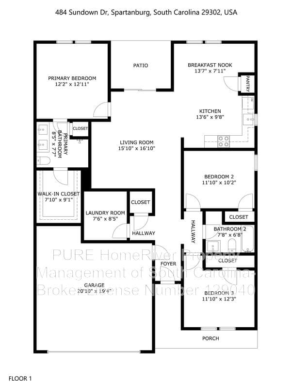Spartanburg House: 484 Sundown Dr