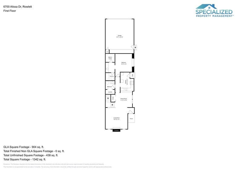 Rowlett House: 6700 Alissa Dr