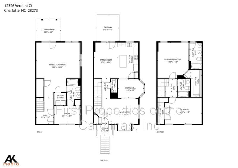 Charlotte Townhome: 12326 Verdant Ct.