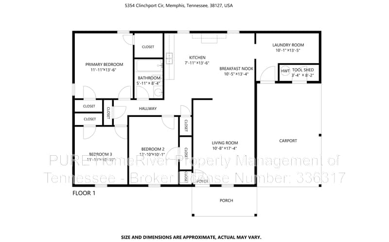 Memphis House: 5354 Clinchport Cir