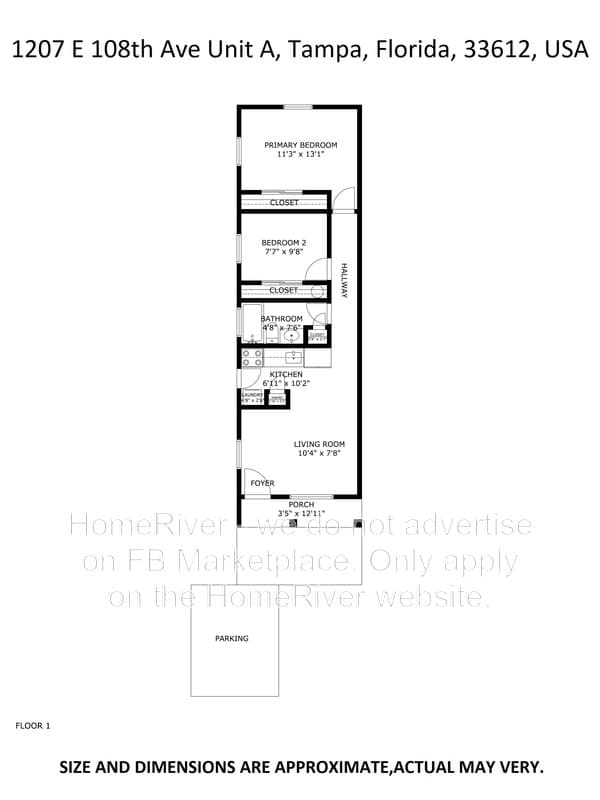 Tampa Condo: 1207 E 108th Ave