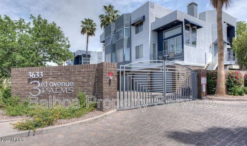 Phoenix Townhome: 3633 N 3rd Ave