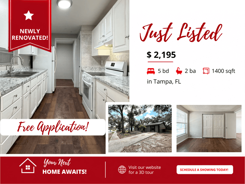 Tampa House: 3712 Patina Drive