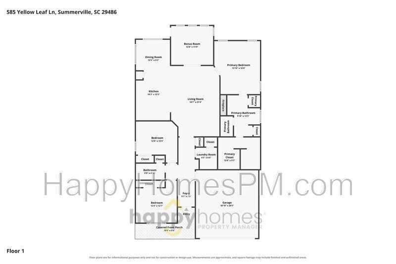 Summerville House: 585 Yellow Leaf Lane