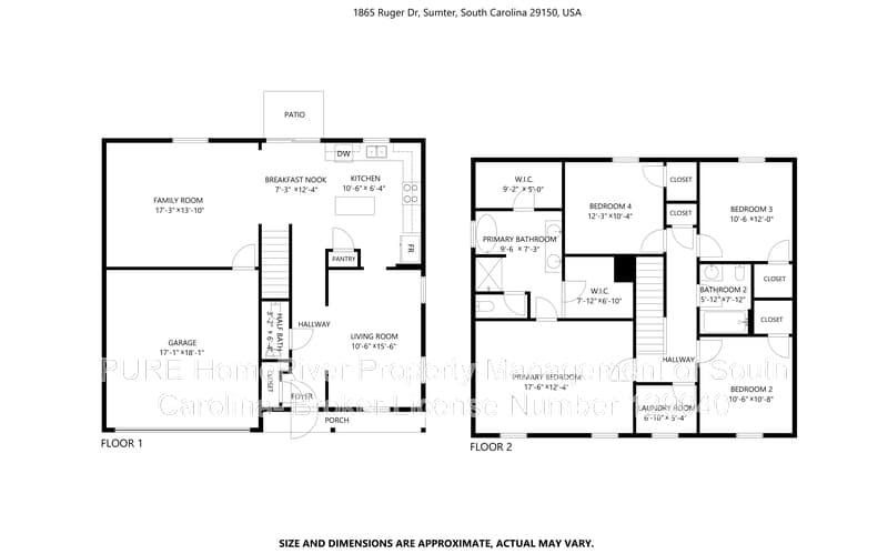 Sumter House: 1865 Ruger Dr