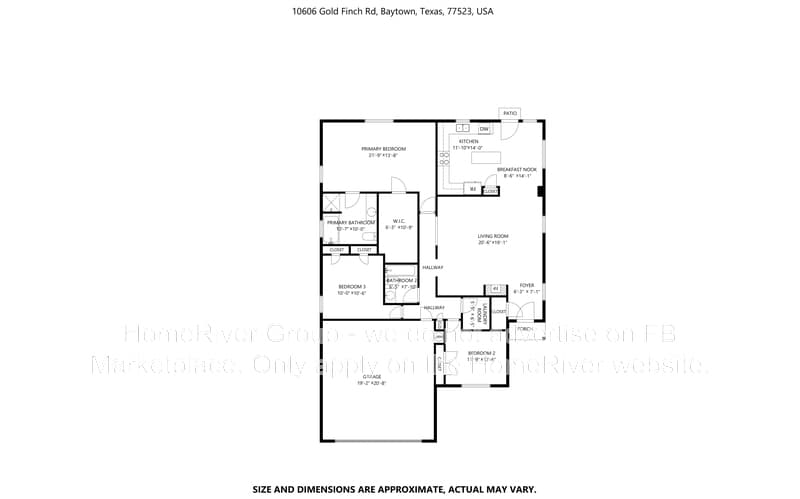 Baytown House: 10606 Gold Finch Rd